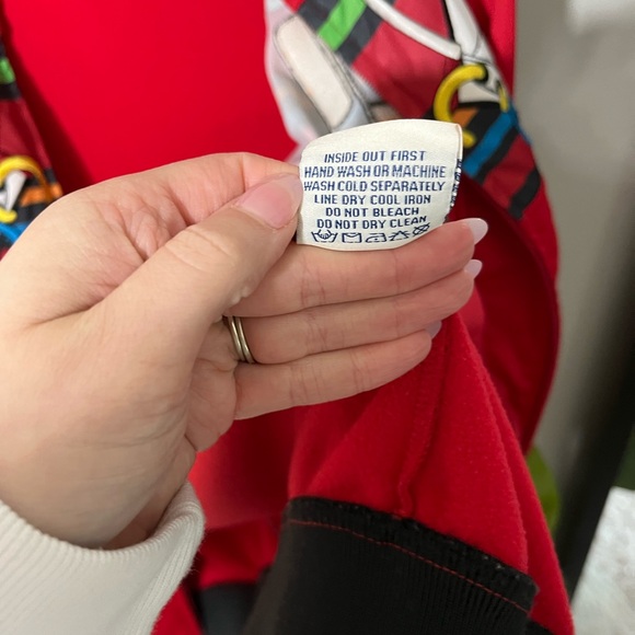 COOGI red shoe lace zip up track bomber jacket size XXL - Picture 14 of 14